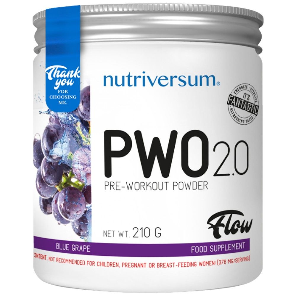 PWO 2.0 Flow | Poudre pré-entraînement - 210 grammes