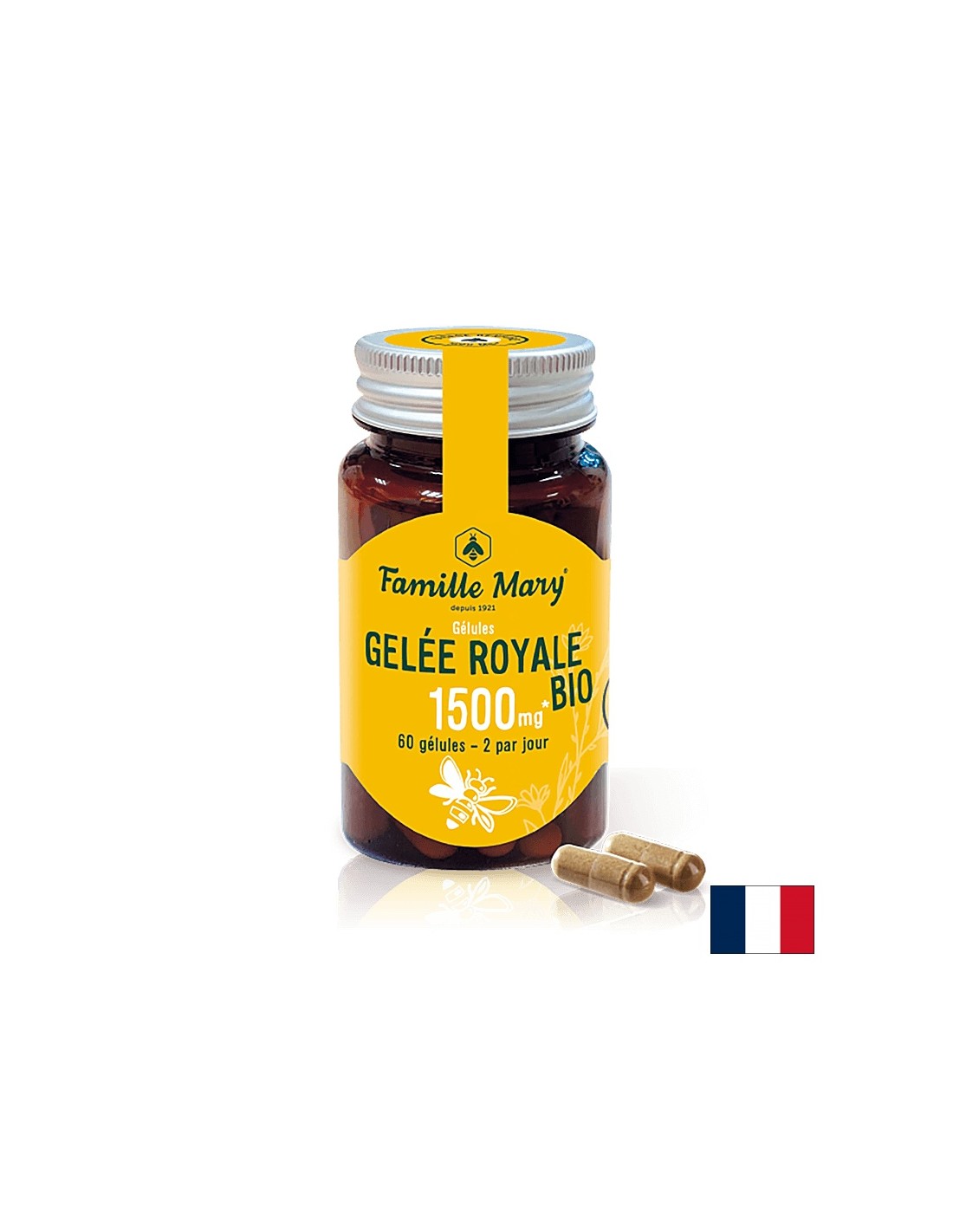Gelée royale organique, 60 capsules