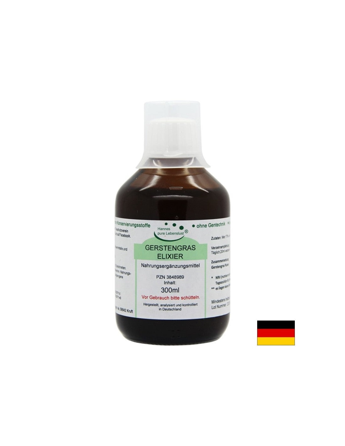 Gerstengras Elixir - Elixir d'herbe d'orge, 300 ml El Compra