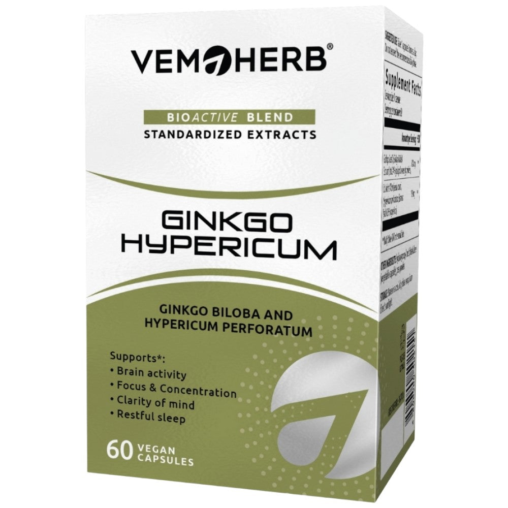 Ginkgo hypericum - 60 capsules