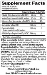 Meilleure glucosamine chondroïtine & msm - 240 capsules
