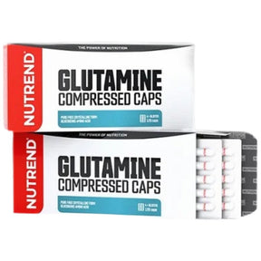 Glutamine Compressed Caps - 120 capsules - Nutra Best Europe