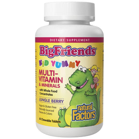 Big Friends Children's Chewable Multivitamin 60 Chewable Tablets - Nutra Best Europe