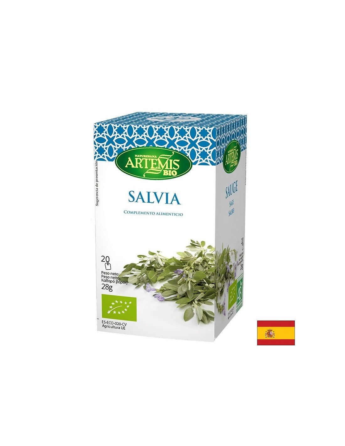 Sage - Salvia, 20 sacs filtrants
