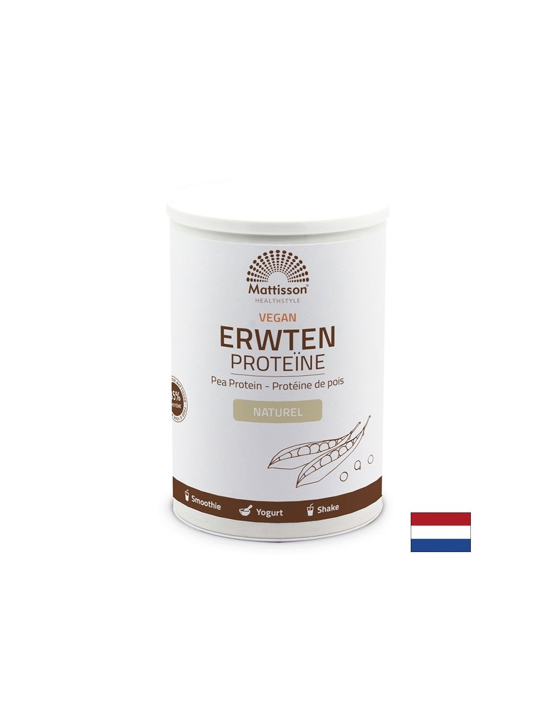 Isolat de protéines de pois, poudre de 350 g <tc>Mattisson Healthstyle</tc>