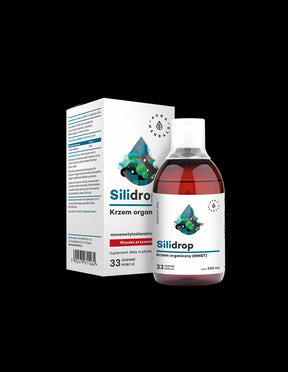 Hair, skin and nail care - Organic Silicon - Silidrop, 5 mg x 500 ml Aura Herbals - Nutra Best Europe