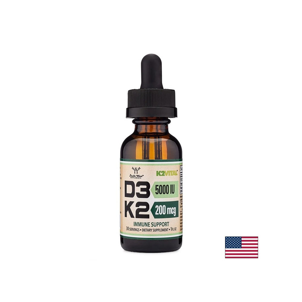 Soins osseux - Vitamine D3 5000 UI + K2 200 µg, gouttes, 29,6 ml
