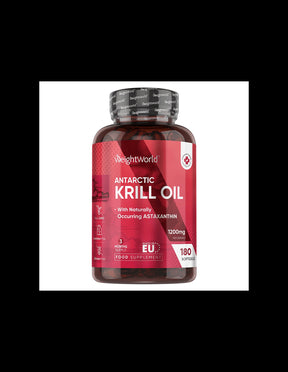Heart, brain and vision care - Antarctic krill oil 600 mg, 180 softgel capsules - Krill oil - Nutra Best Europe