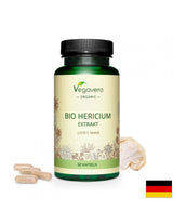 Extrait d'Hericium Bio/Extrait d'Hericium (crinière de lion) BIO, 60 capsules, 100 % végétalien <tc>Vegavero</tc>