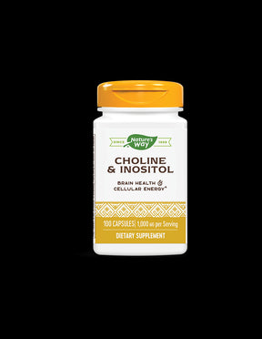 Choline 250 mg & Inositol 250 mg - 100 capsules - Nutra Best Europe