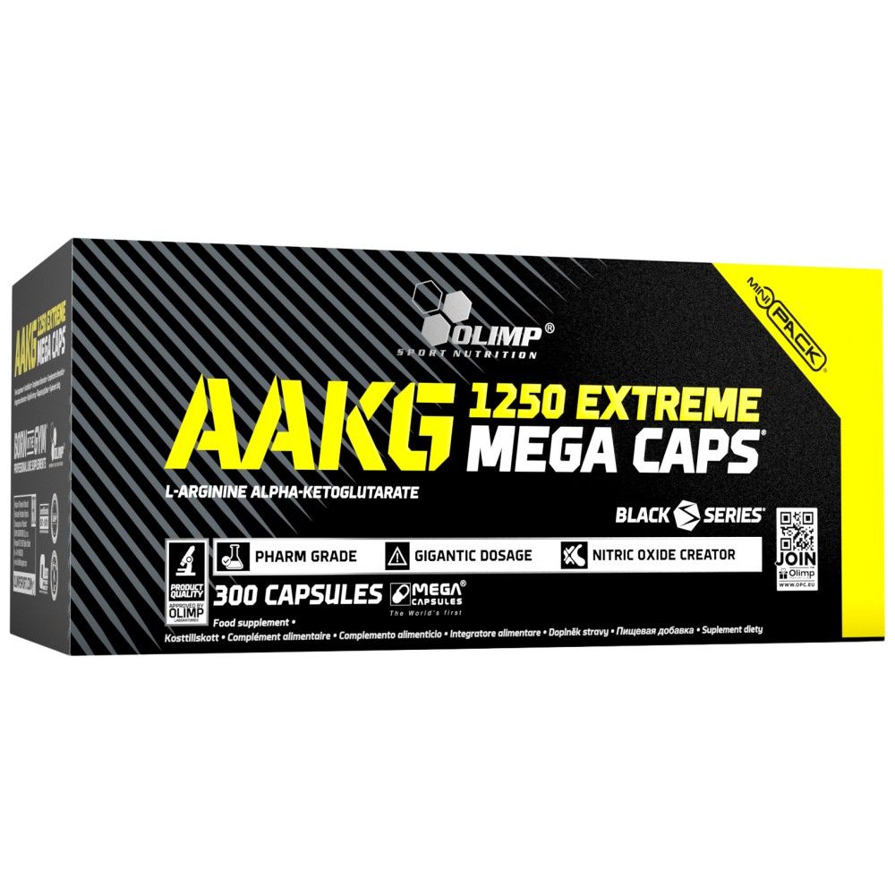 Aakg Extreme 1250 Mega Caps - 300 capsules