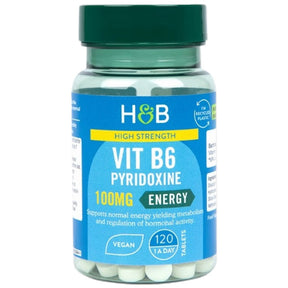 Vitamin B6 / Pyridoxine 100 mg - 120 Tablets - Nutra Best Europe
