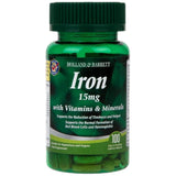 Fer 15 mg | Avec des vitamines et des minéraux 100 capsules
