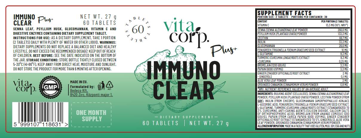 Immuno Clear Plus + - 60 comprimés