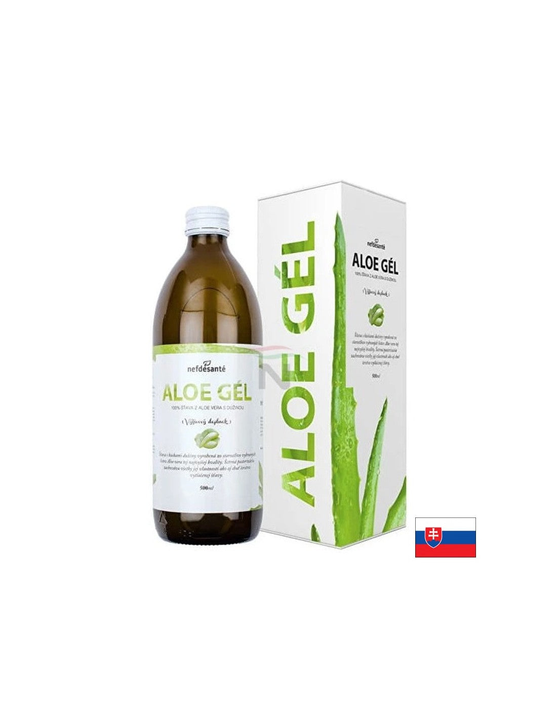 Gel d'aloe vera - digestion et immunité, 500 ml, 10 doses