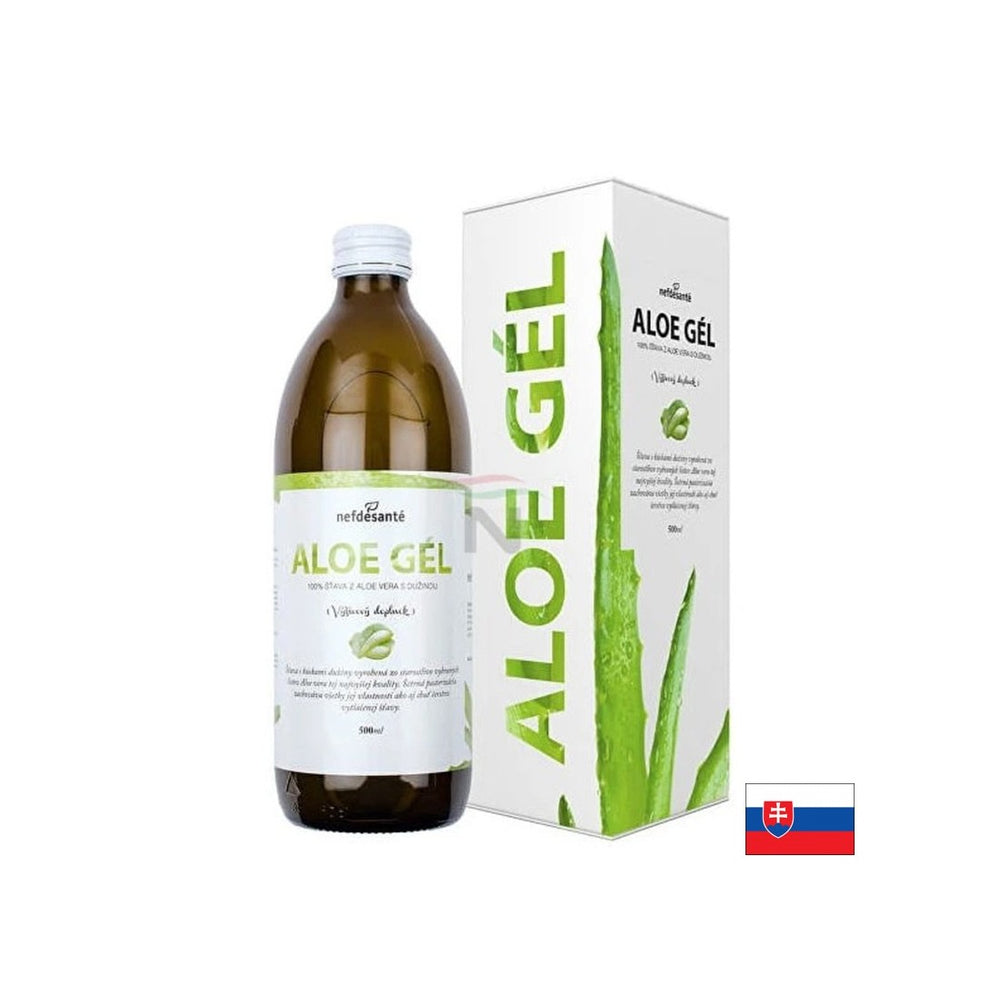 Gel d'aloe vera - digestion et immunité, 500 ml, 10 doses