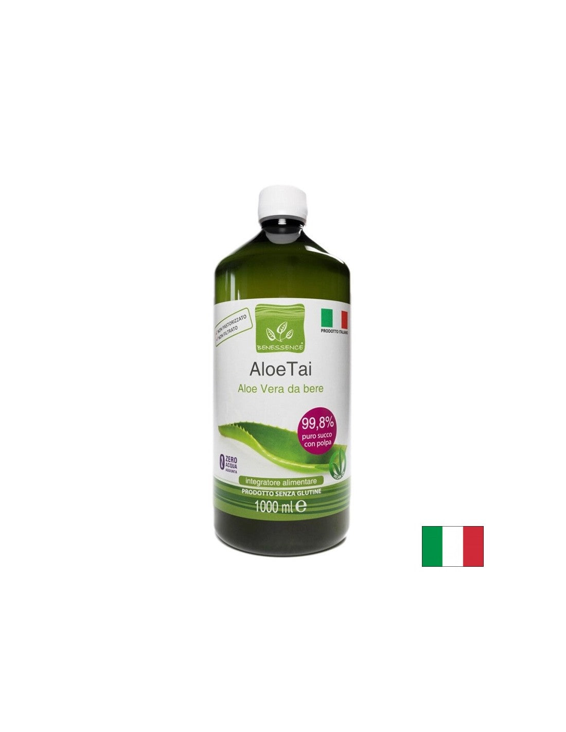 Aloe vera (jus de feuille et pulpe) - Immunité et digestion, 1 litre, 20 doses