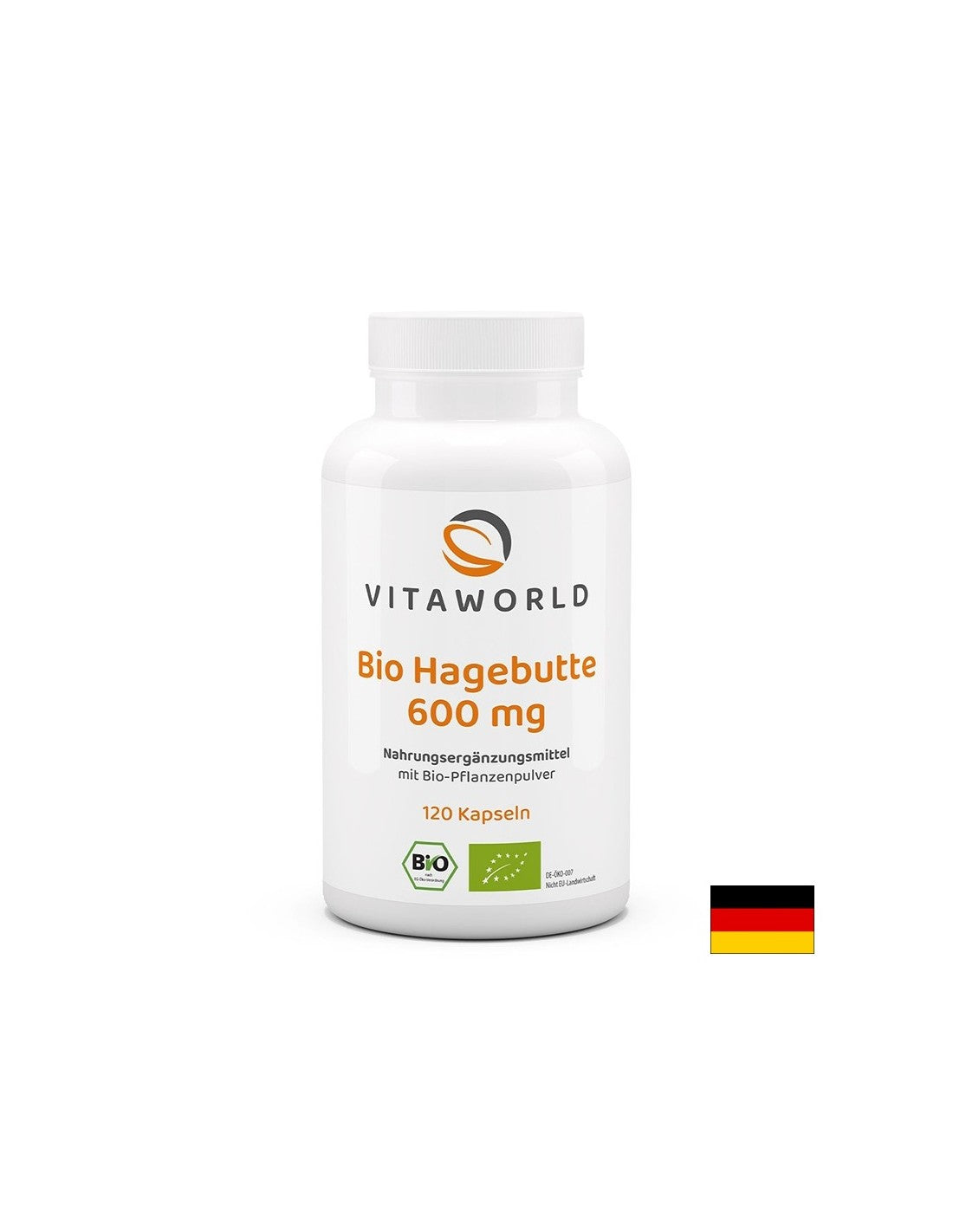 Immunité et système circulatoire - Rosehip (fruit), bio, 600 mg x 120 capsules