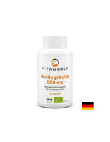 Immunité et système circulatoire - Rosehip (fruit), bio, 600 mg x 120 capsules