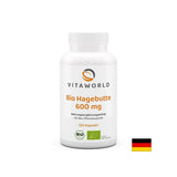 Immunité et système circulatoire - Rosehip (fruit), bio, 600 mg x 120 capsules