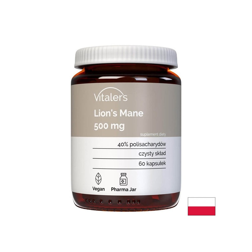 Immunité et fonction du cerveau - Mane de Lion, 500 mg x 60 capsules