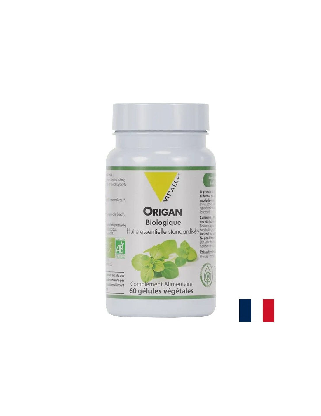 Immunité et protection contre les virus - bio de l'origan (huile), 60 capsules