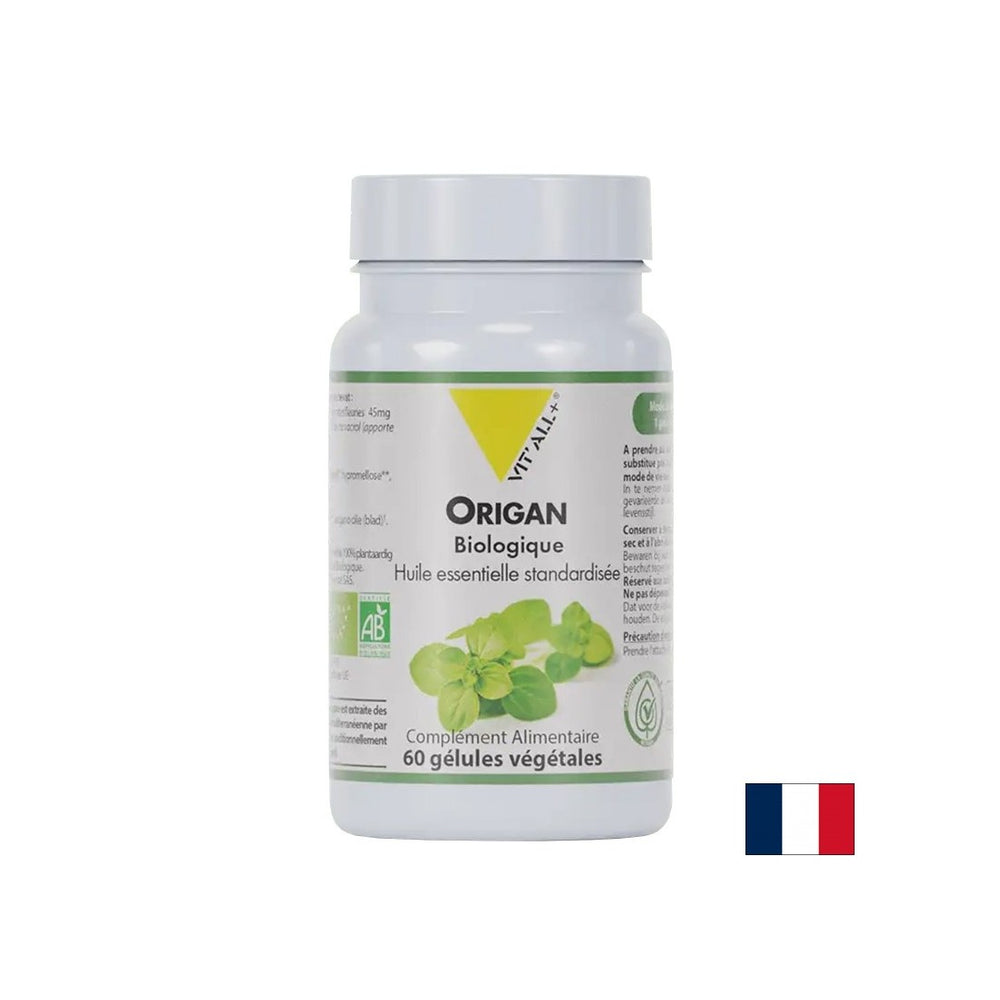 Immunité et protection contre les virus - bio de l'origan (huile), 60 capsules