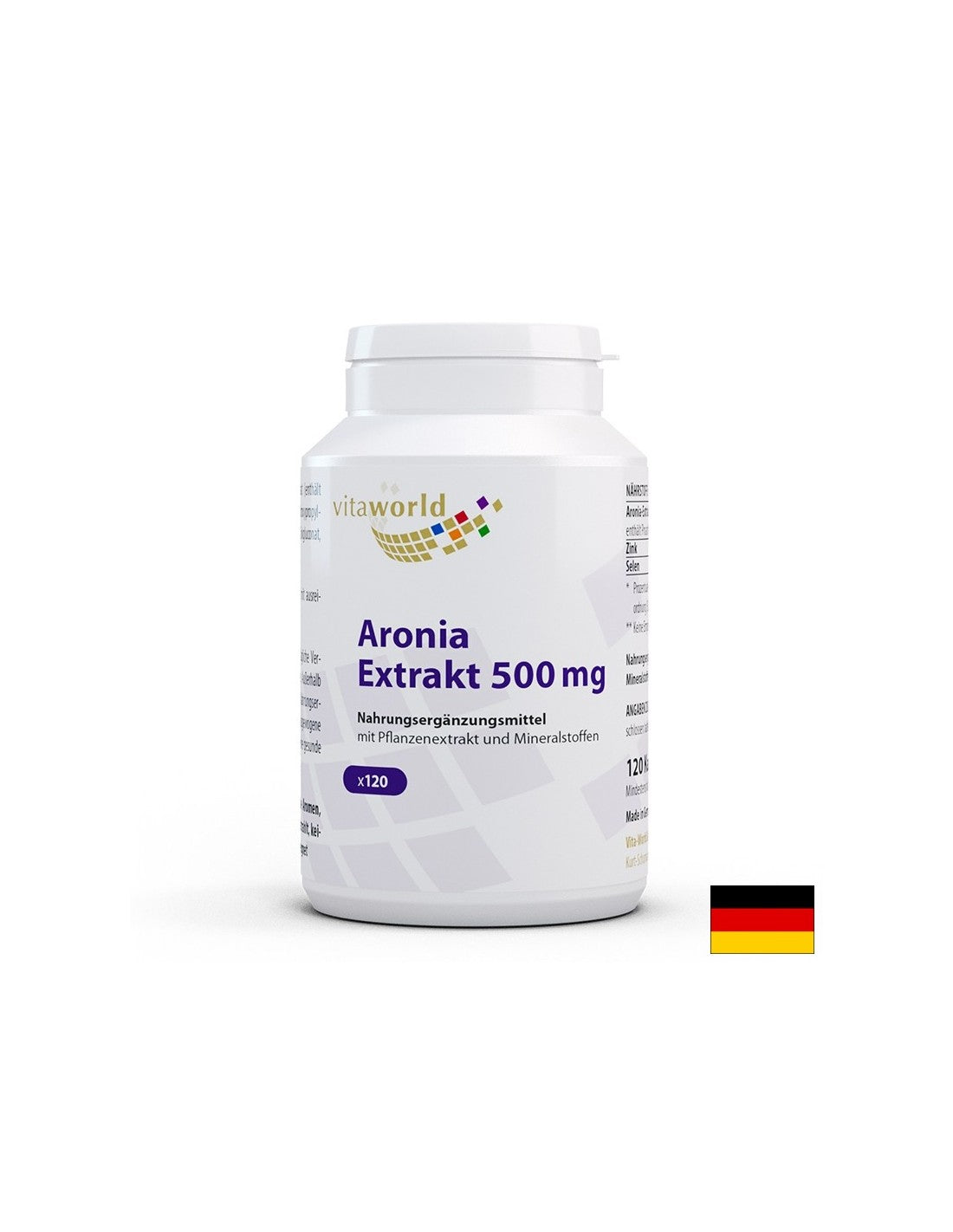 Immunité et un cœur sain - Aronie (extrait) + zinc et sélénium, 120 capsules