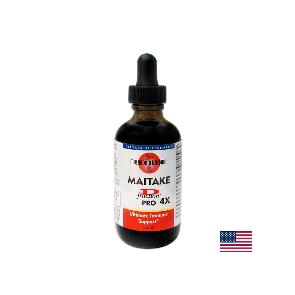 Immunité - Maitake D-Fraction Pro 4x, tombe 30 ml