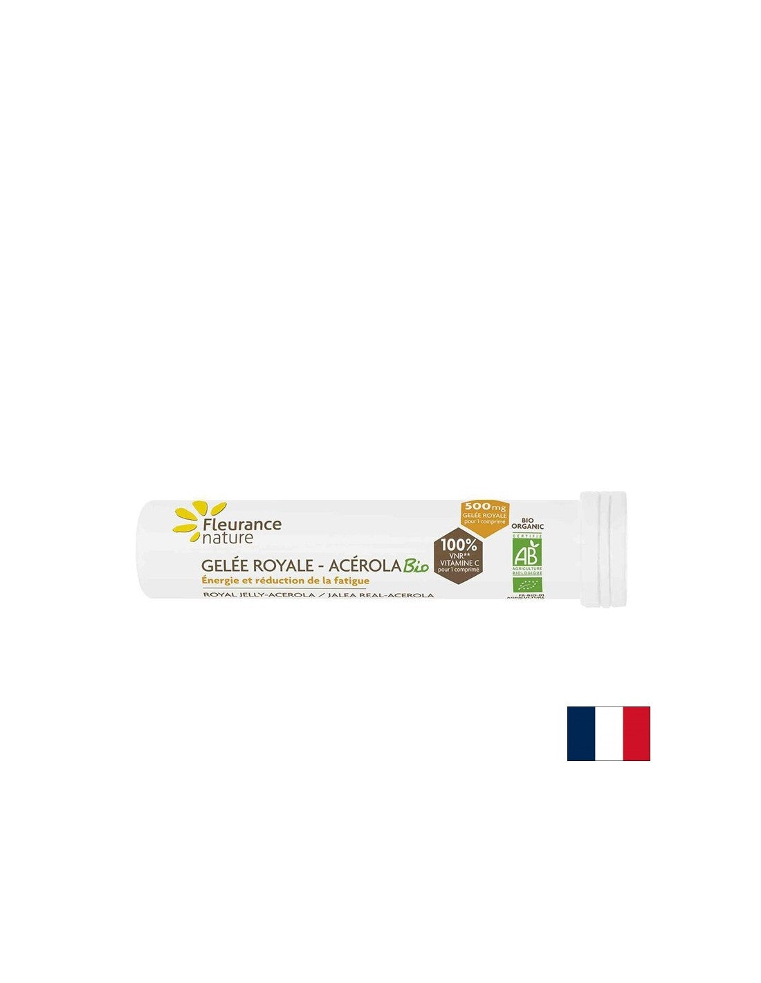 Immunité - Jelly Royal et Acérola (Vitamine C naturel) Bio - 15 comprimés à croquer, avec du miel et de la saveur de citron Nature de folie