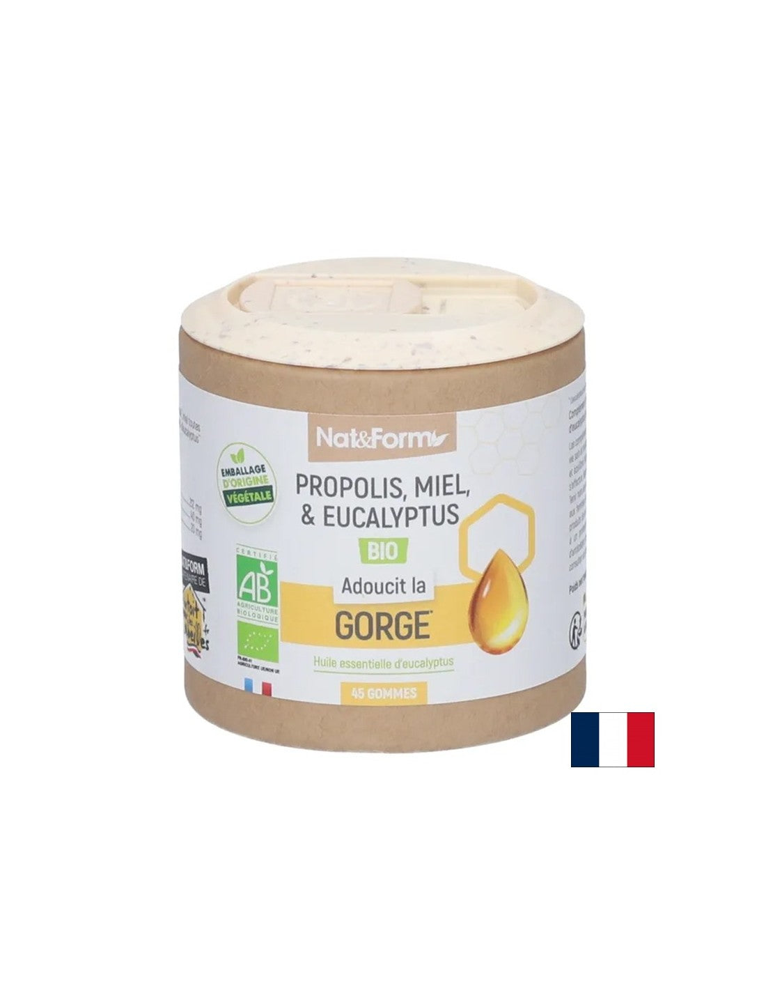 Immunité - propolis, miel et eucalyptus, 45 comprimés de gelée