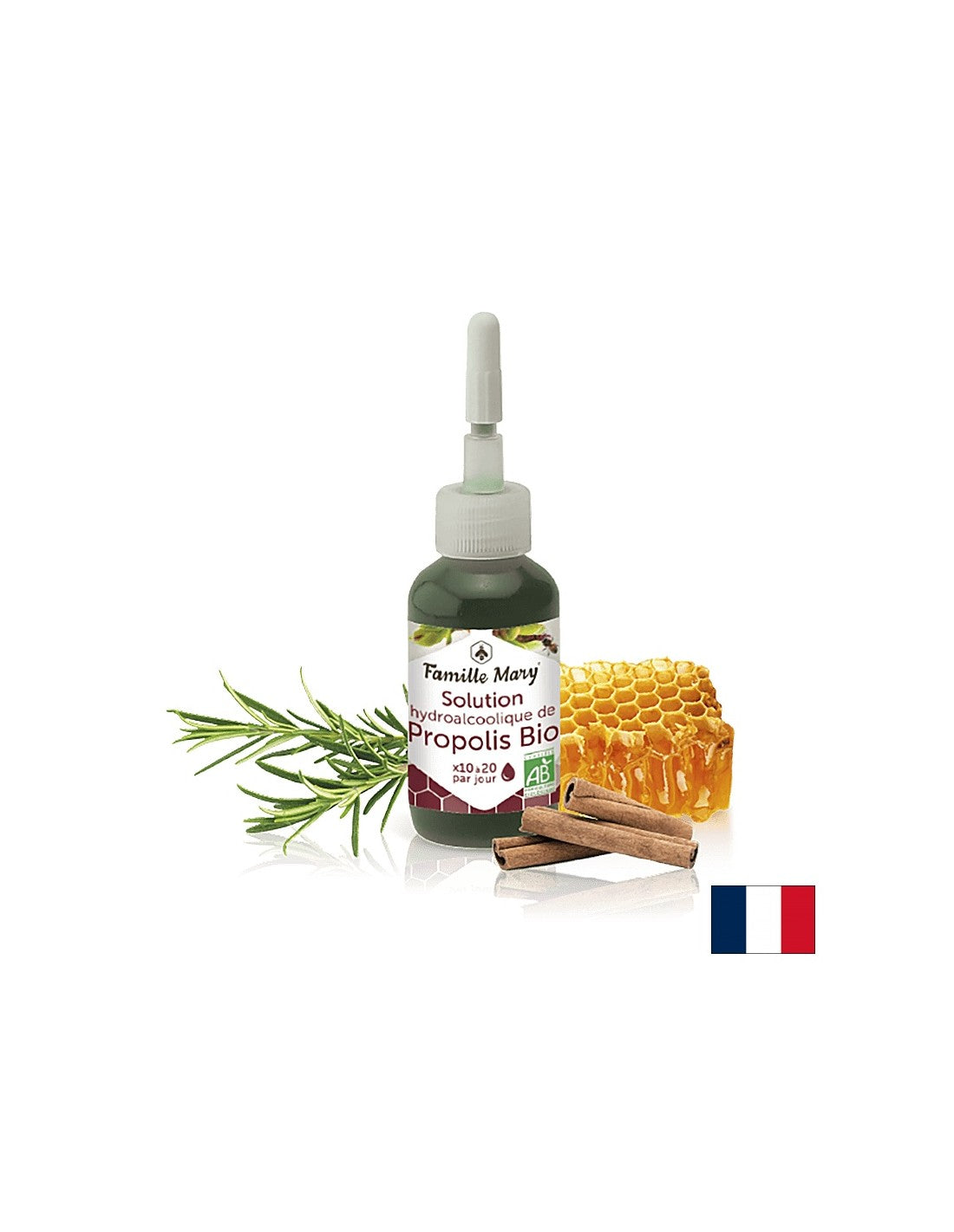 Immunité - propolis avec du miel et des huiles essentielles, tombe 30 ml