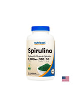 Immunité, super antioxydant - Spiruline, 500 mg x 180 capsules