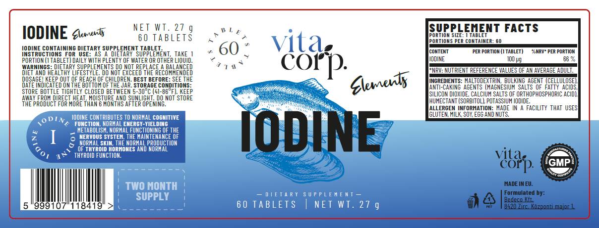 Iode 100 mcg - 60 comprimés