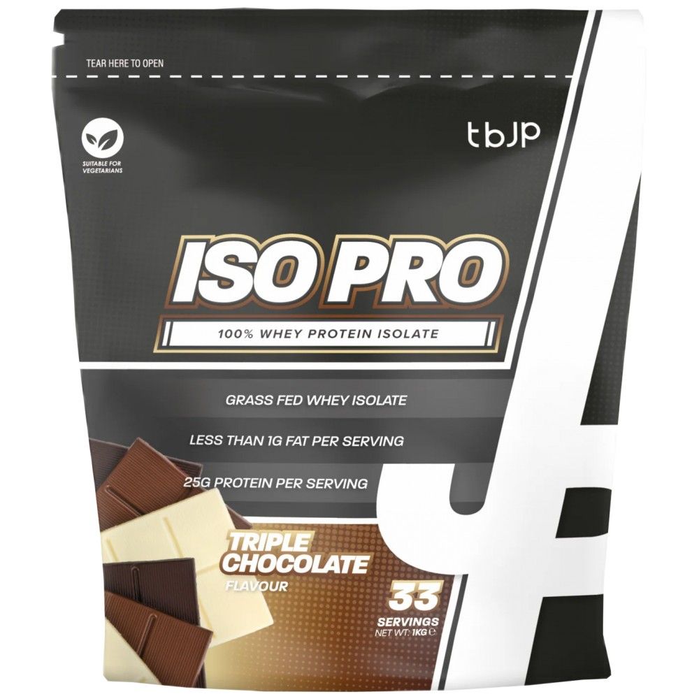 ISO Pro | Isolat de protéines de lactosérum 100% - 1000 grammes