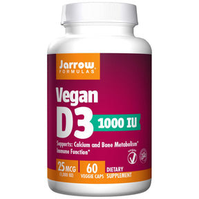 Vegan Vitamin D3 1000 IU 60 capsules - Nutra Best Europe