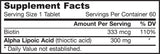 Alpha Lipoic Sustain 300 mg - 60 comprimés