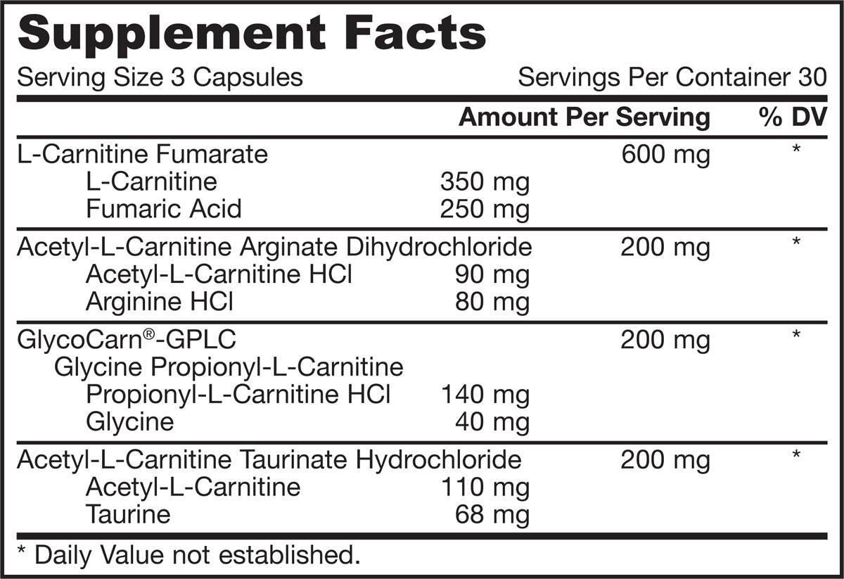 Carnitall 600 - 90 capsules