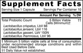 Jarro-Dophilus® Probiotics Women - 10 capsules - Nutra Best Europe