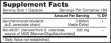 Saccharomyces bouladii + MOS - 180 capsules