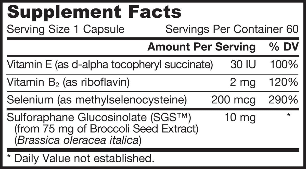Synergie de sélénium - 60 capsules