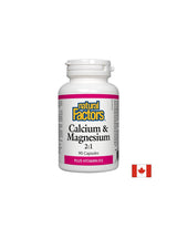 Calcium et magnésium avec vitamine D3 376 mg - 90 capsules