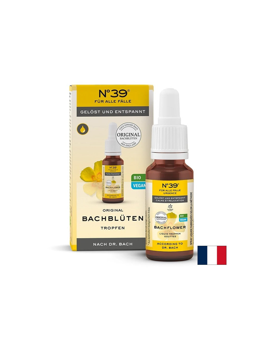 Dr Bach Drops N ° 39 - urgence (stress et anxiété), 20 ml