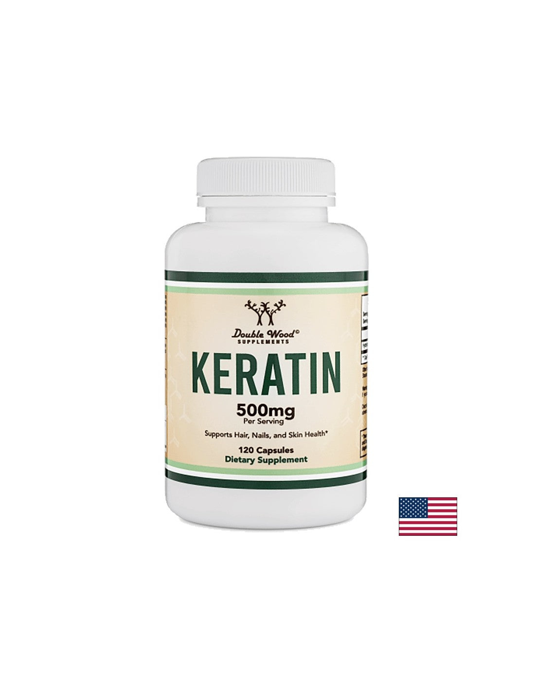 Kératine, 120 capsules <tc>Double Wood</tc>