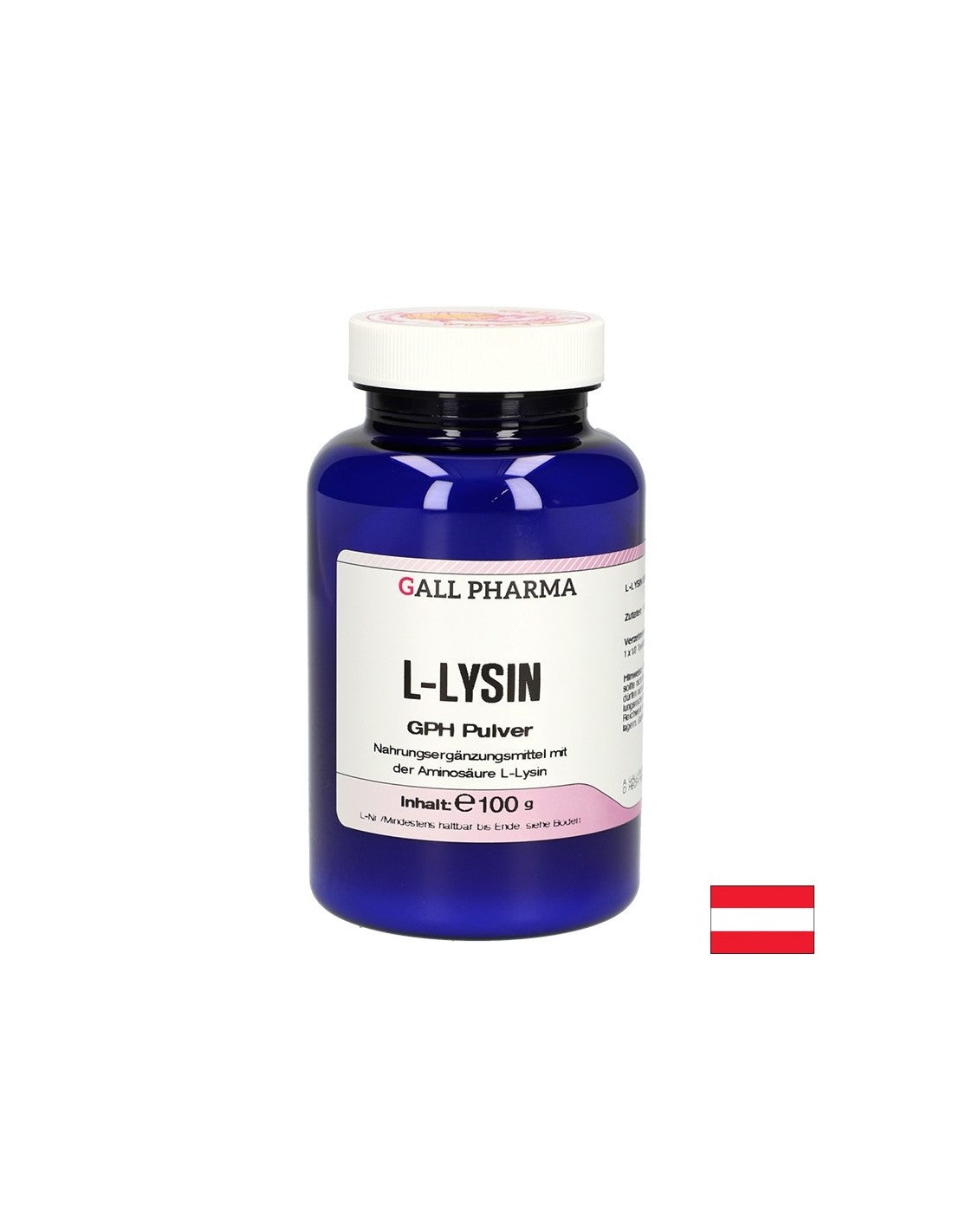 Herpès simplex, santé immunitaire - l-lysine (l-lysine), 100 g, poudre