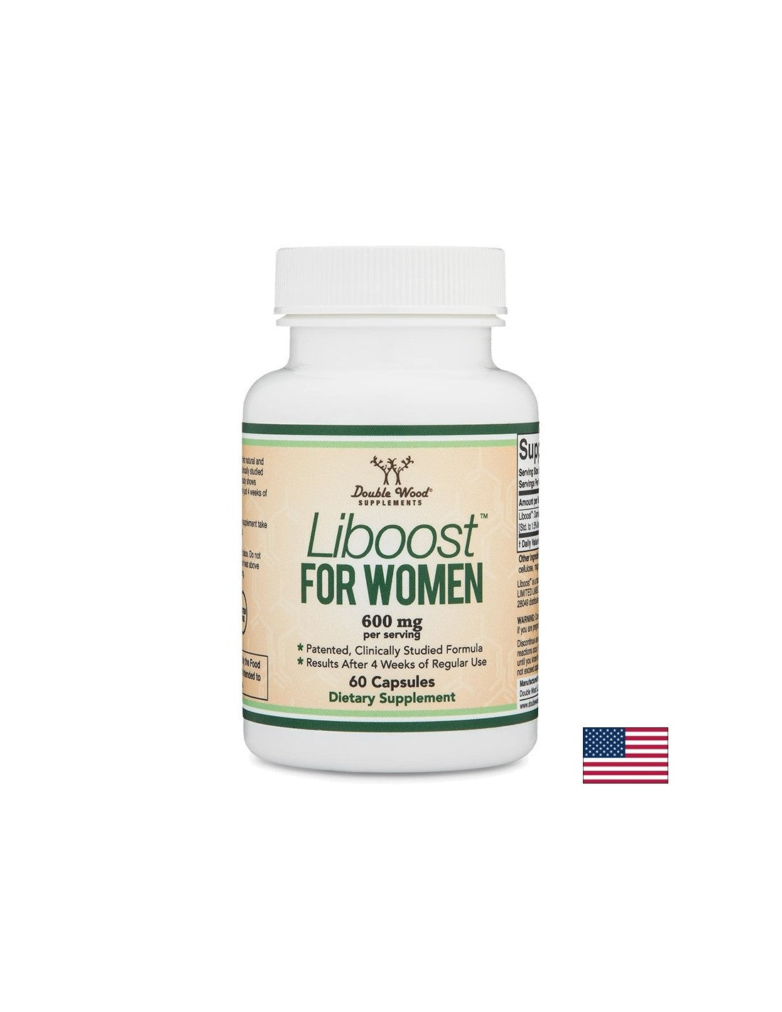 Problèmes hormonaux - Liboost™ Damiana, 60 capsules <tc>Double Wood</tc>