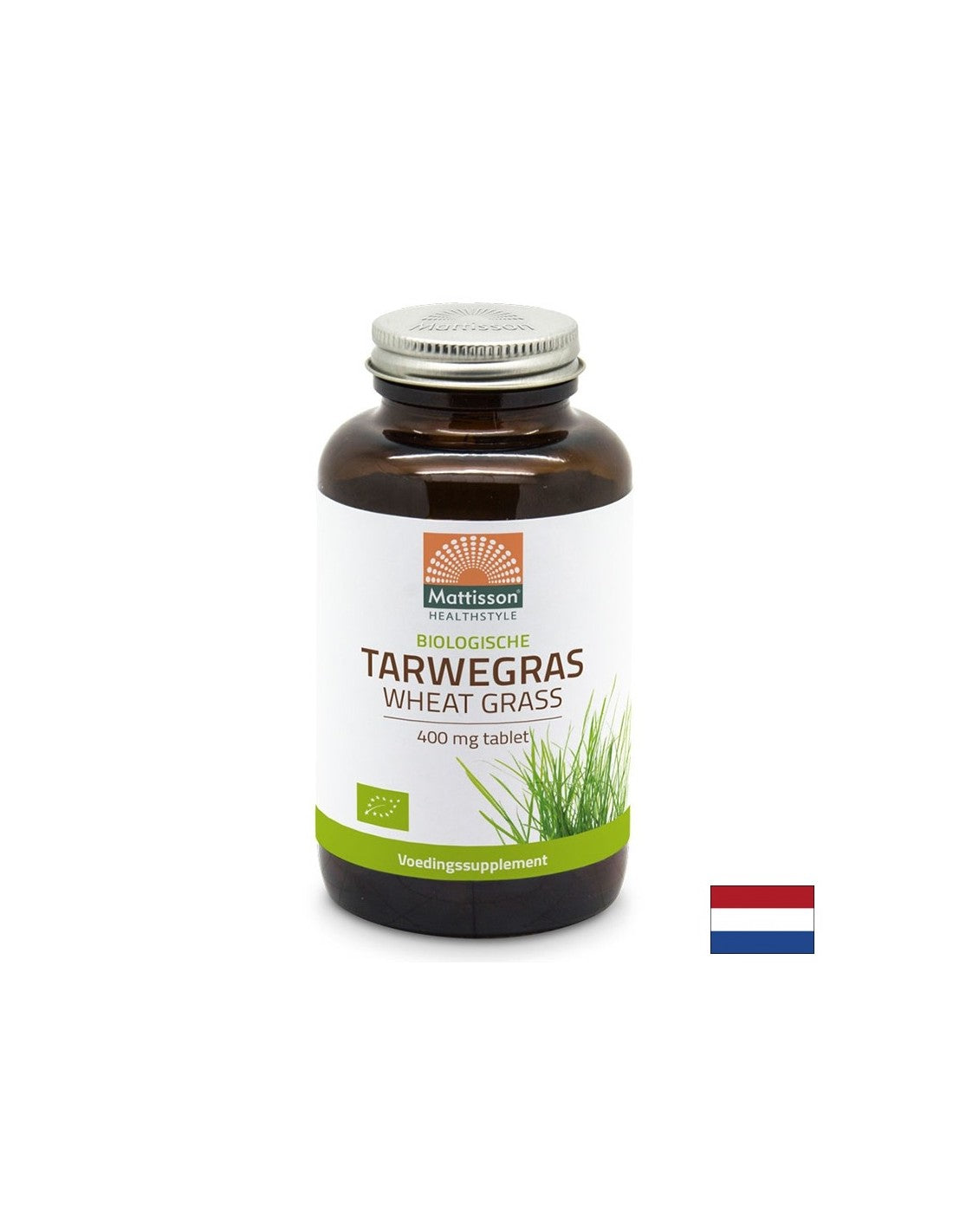 Blé d'herbe organique - Source de chlorophylle - Détoxification et boost d'énergie, 350 comprimés