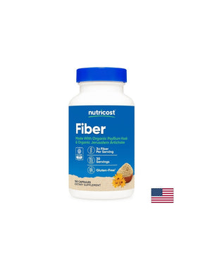 Husk + Jerusalem Artichoke (earth apple) - Intestinal comfort and fiber for good digestion, 150 capsules - Nutra Best Europe