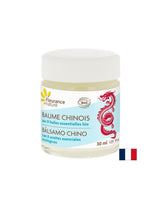 Baume du corps chinois avec 8 huiles essentielles, Nature bio-floue