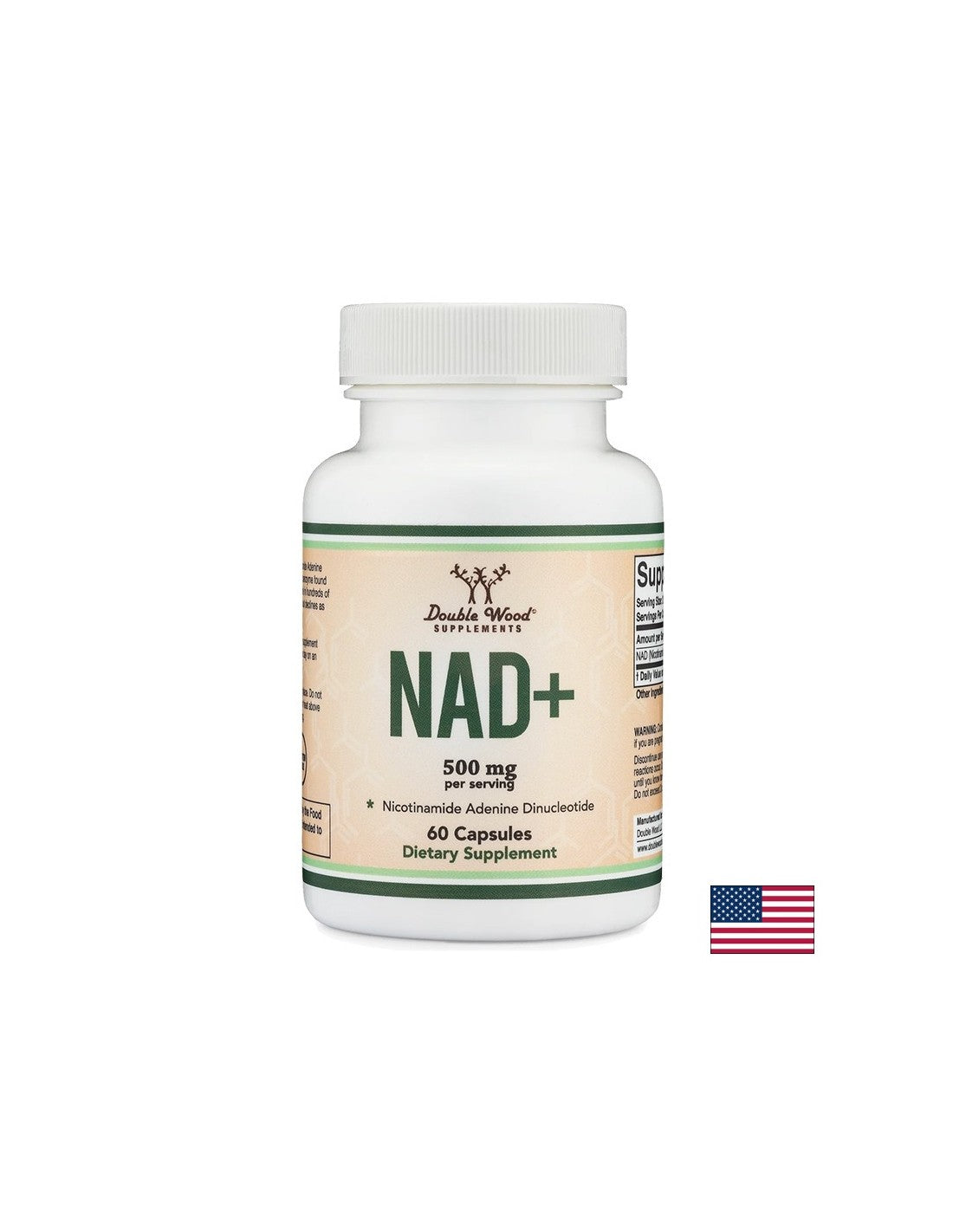 NAD + 500 mg - 60 capsules
